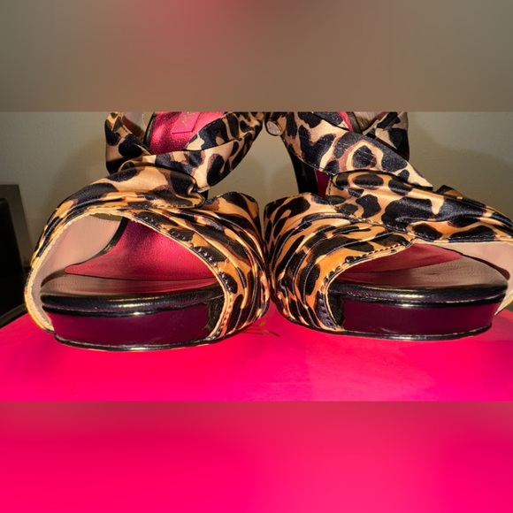 Betsy Johnson Leopard High Heel Stilettos Sz 10, Brand New. - Picture 11 of 11